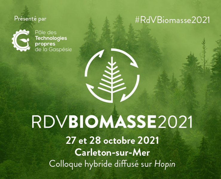 Rendez-vous Biomasse 2021 – Colloque sur la biomasse forestière et ses utilisations – Réservez votre place!